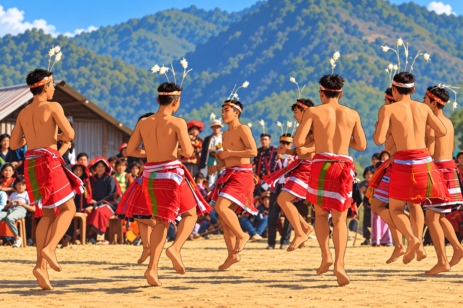Pheichak traditional Tangkhul dance